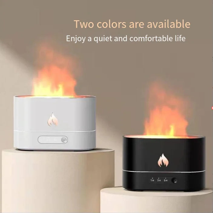 Creative 3D Flame Aroma Diffuser for Home & Office