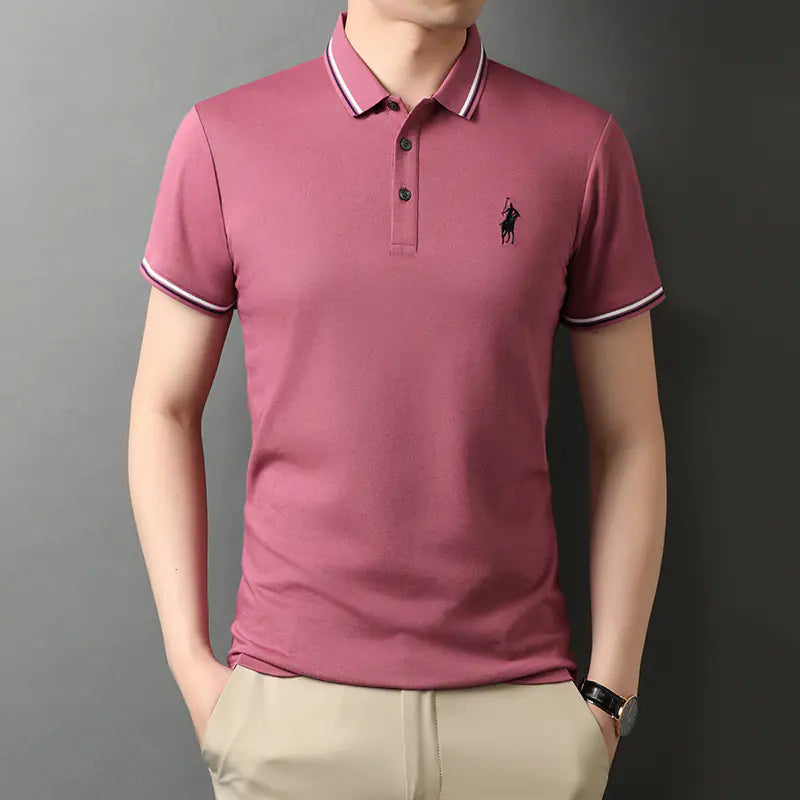 Yacht 2023 Summer Men's Short Sleeve Polo Shirt