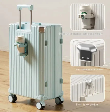 Trolley Luggage Set | Durable Travel Suitcase with Password Lock