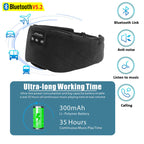 Bluetooth White Noise Sleep Eye Mask – 20 Sounds, Music & 100% Light Blocking