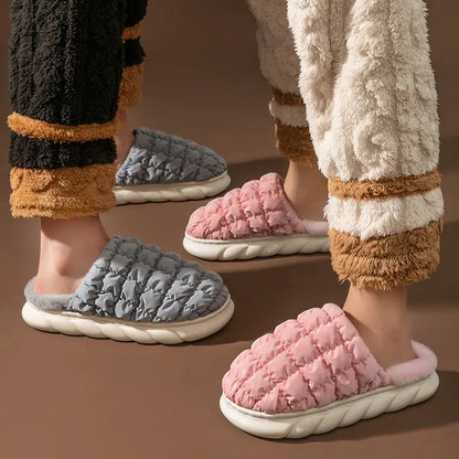 Unisex Warm Cotton Slippers | Soft Indoor Winter Wear