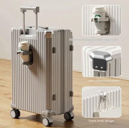Trolley Luggage Set | Durable Travel Suitcase with Password Lock