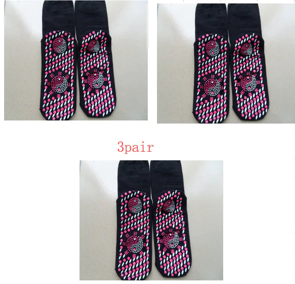 Magnetic Self-Heating Wellness Therapy Socks – Modal Cotton Circulation & Foot Relief