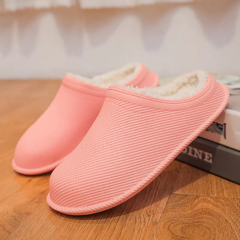 Non-Slip Wool Cotton Slippers | Unisex Indoor Winter Wear