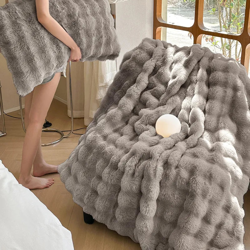 Ultra-Soft Plush Throw Blanket | Premium Soft Home Comfort