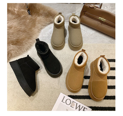 Soft Winter Plush Slippers for Women – Warm Non-Slip Indoor Comfort