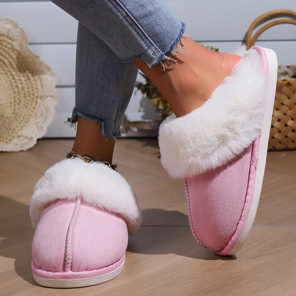 Thick Plush Indoor Slippers | Soft Winter Comfort Footwear