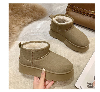 Soft Winter Plush Slippers for Women – Warm Non-Slip Indoor Comfort