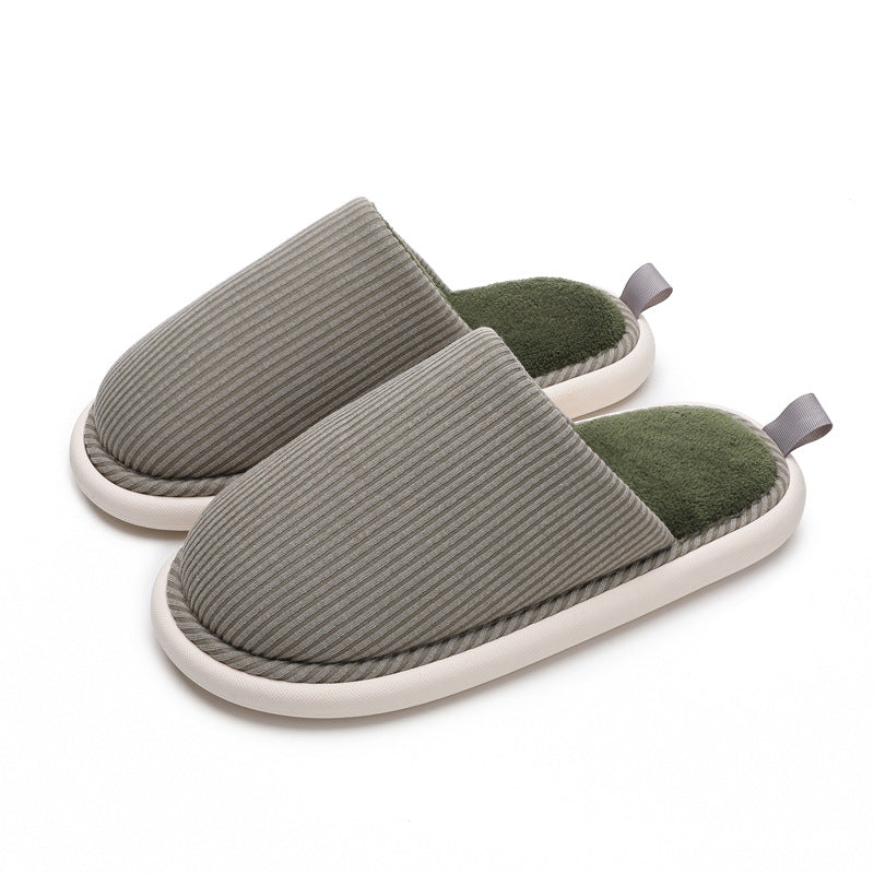 Multicolour Cotton Indoor Slippers | Thick Soft Sole Winter Comfort