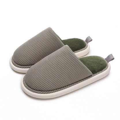 Multicolour Cotton Indoor Slippers | Thick Soft Sole Winter Comfort