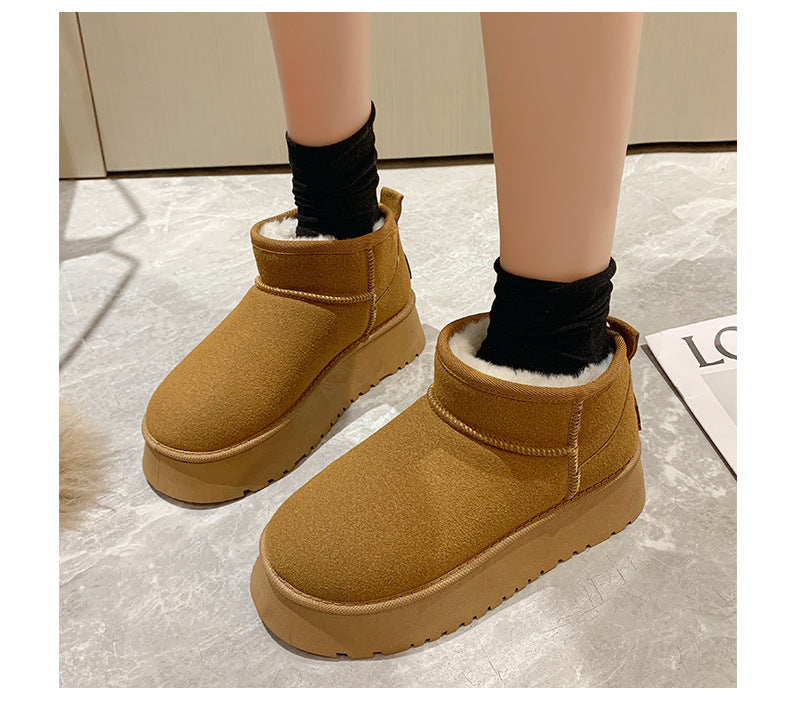 Soft Winter Plush Slippers for Women – Warm Non-Slip Indoor Comfort