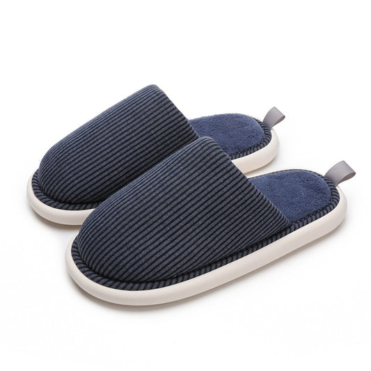 Multicolour Cotton Indoor Slippers | Thick Soft Sole Winter Comfort