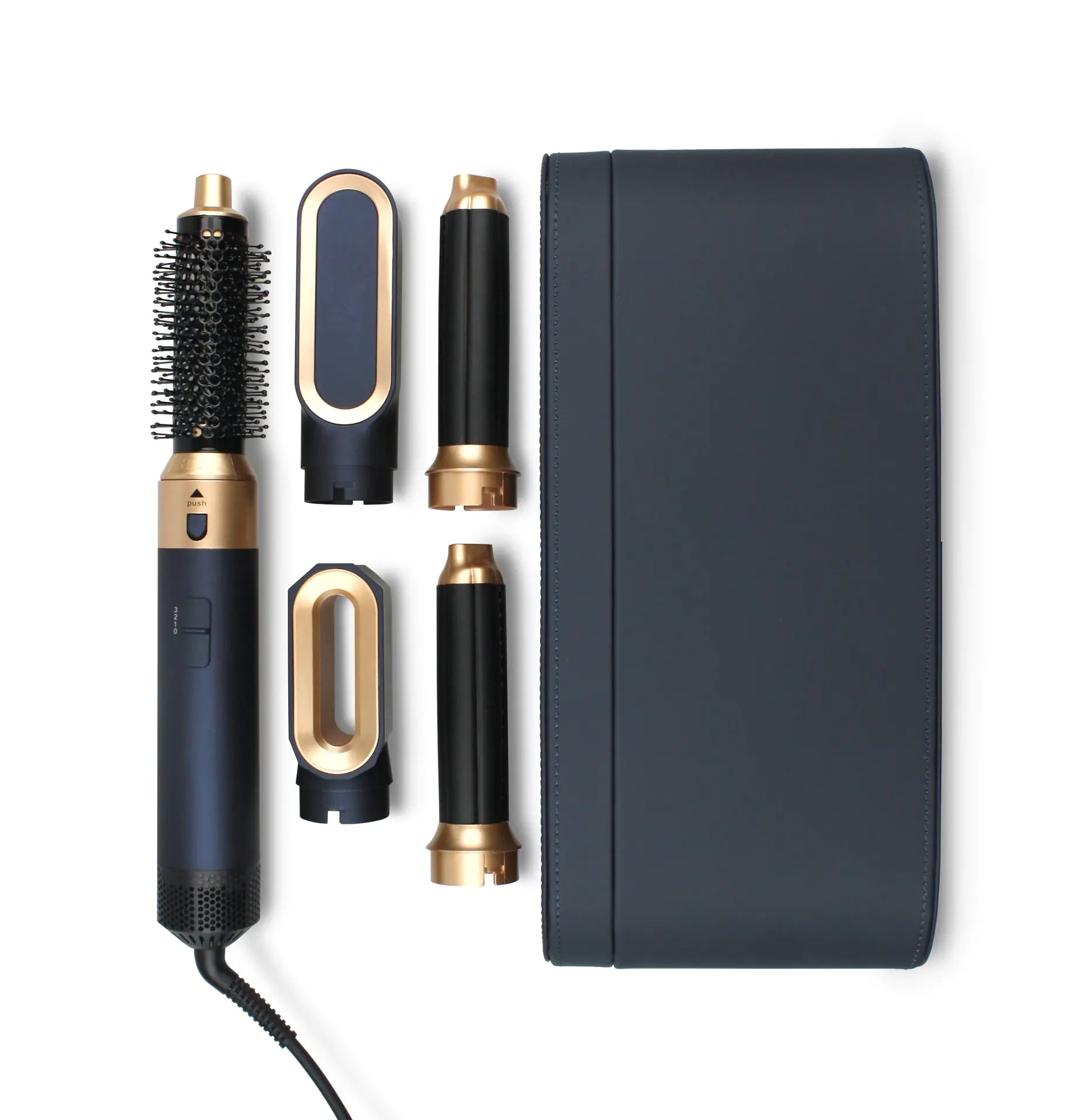 5-in-1 Hair Styling Tool – Automatic Curling Wand, Hair Dryer & Straightener