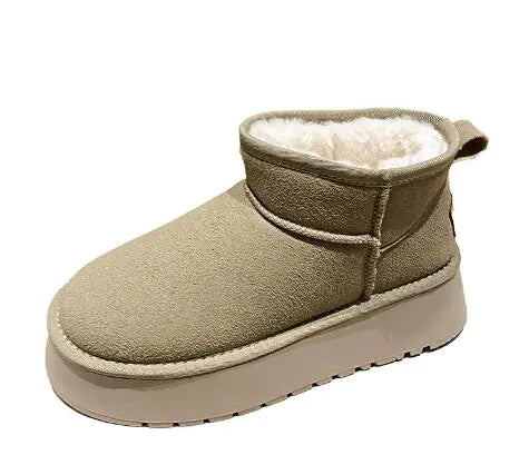 Soft Winter Plush Slippers for Women – Warm Non-Slip Indoor Comfort