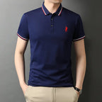 Yacht 2023 Summer Men's Short Sleeve Polo Shirt