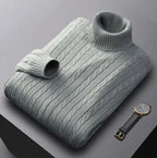 Thermal Thread Turtleneck Sweater – Cozy & Stylish Autumn/Winter Knit