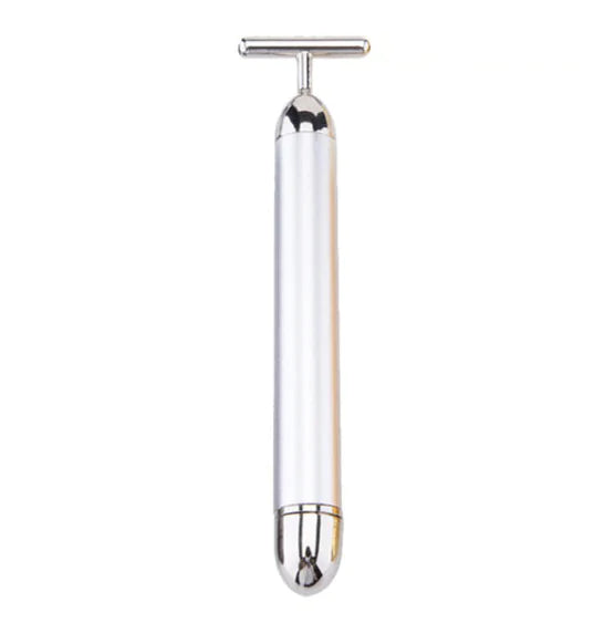 24K Gold Facial Roller Massager – Ultrasonic Anti-Aging Beauty Tool