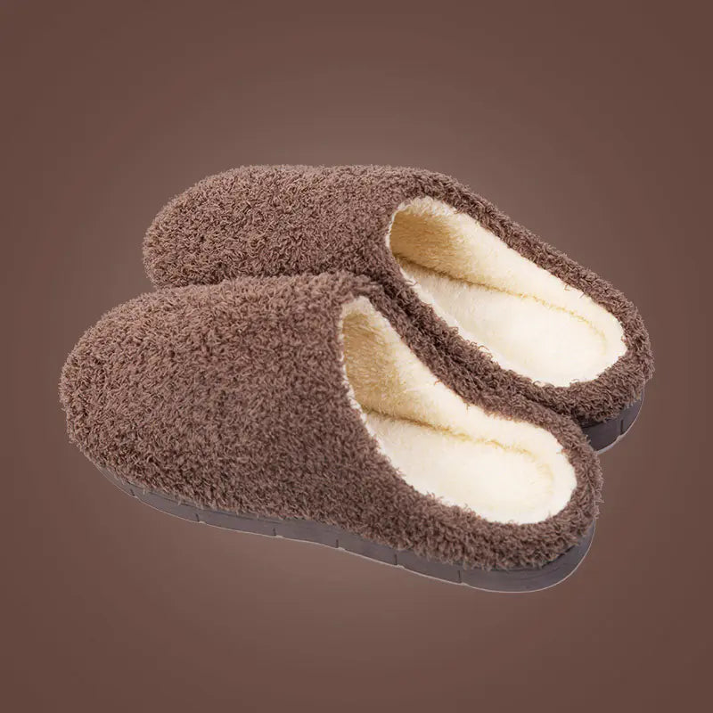 Thick-Sole Indoor Soft Slippers | Unisex Plush Winter Comfort