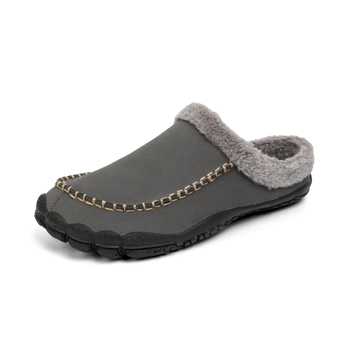 Men’s Thick Plush Winter Slippers | Indoor Non-Slip Warm Footwear