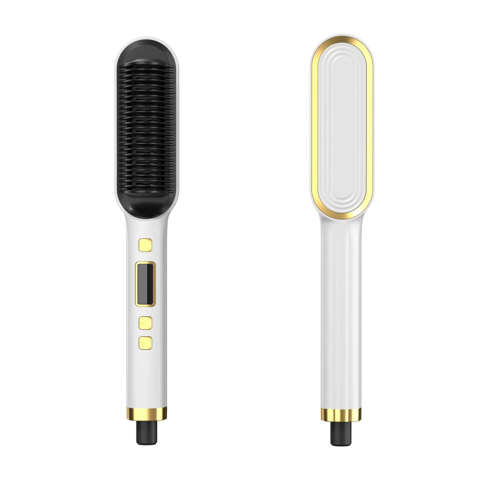 2-in-1 Hair Straightener & Curler – Dual Styling Tool with LED Display