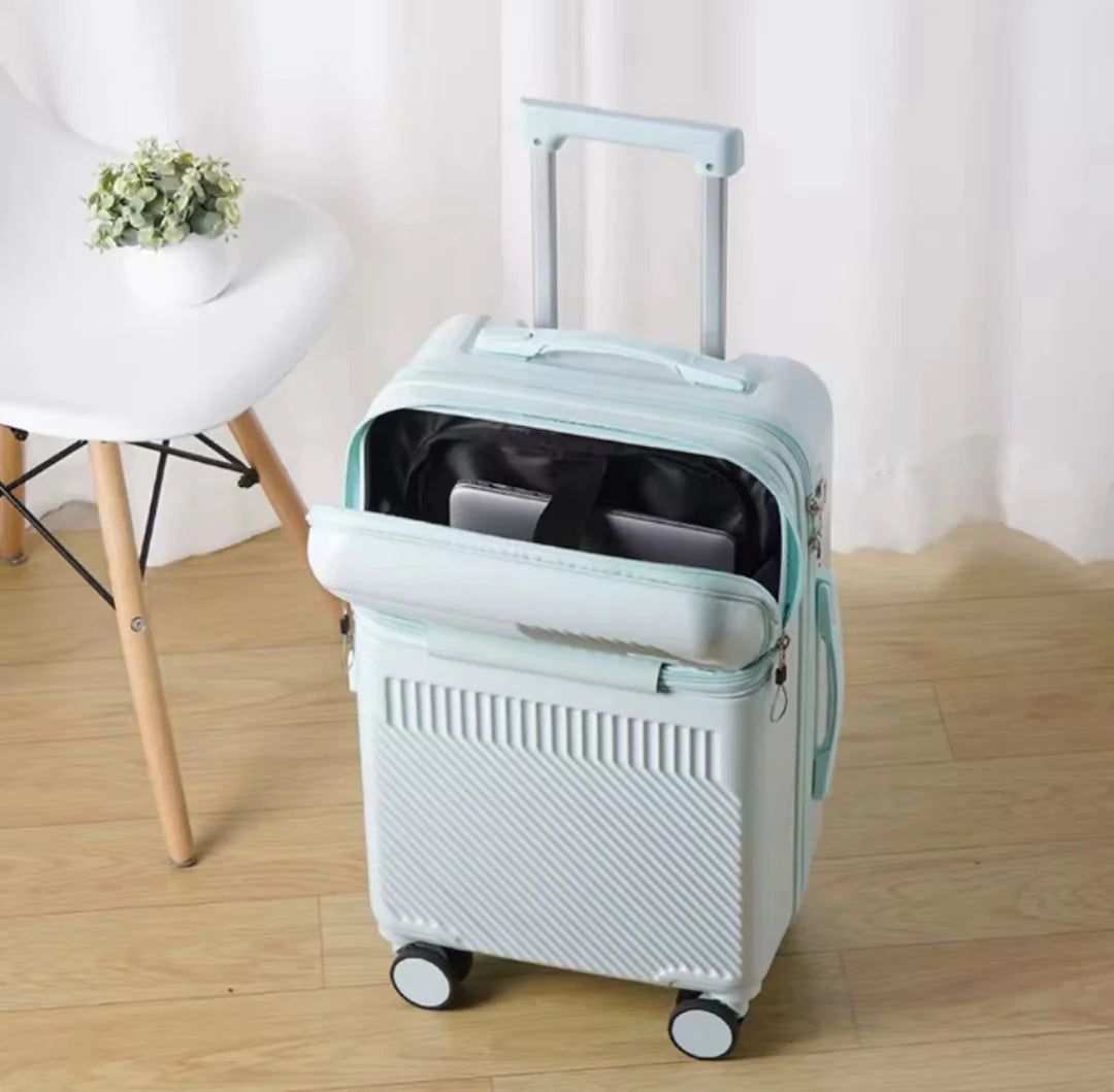 Compact ABS Suitcase with Password Lock | Lightweight Travel Luggage