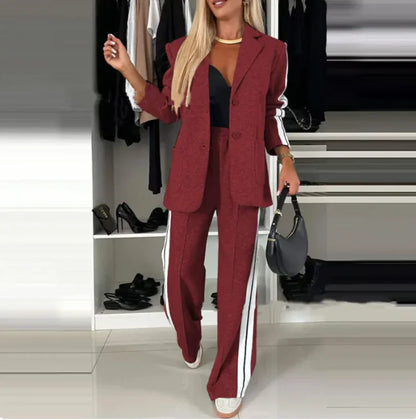 Seasonal Elegance Lapel Suit | Refined Two-Piece Style