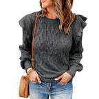 Thickened Solid Color Loose Women’s Sweater – Cozy & Stylish All-Season Wear