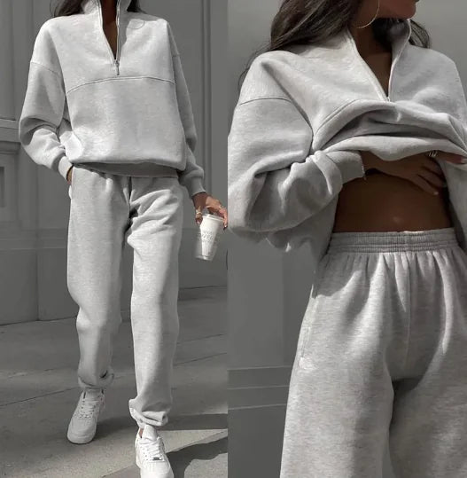 Urban Comfort Lounge Set – Stylish Two-Piece Outfit for Women
