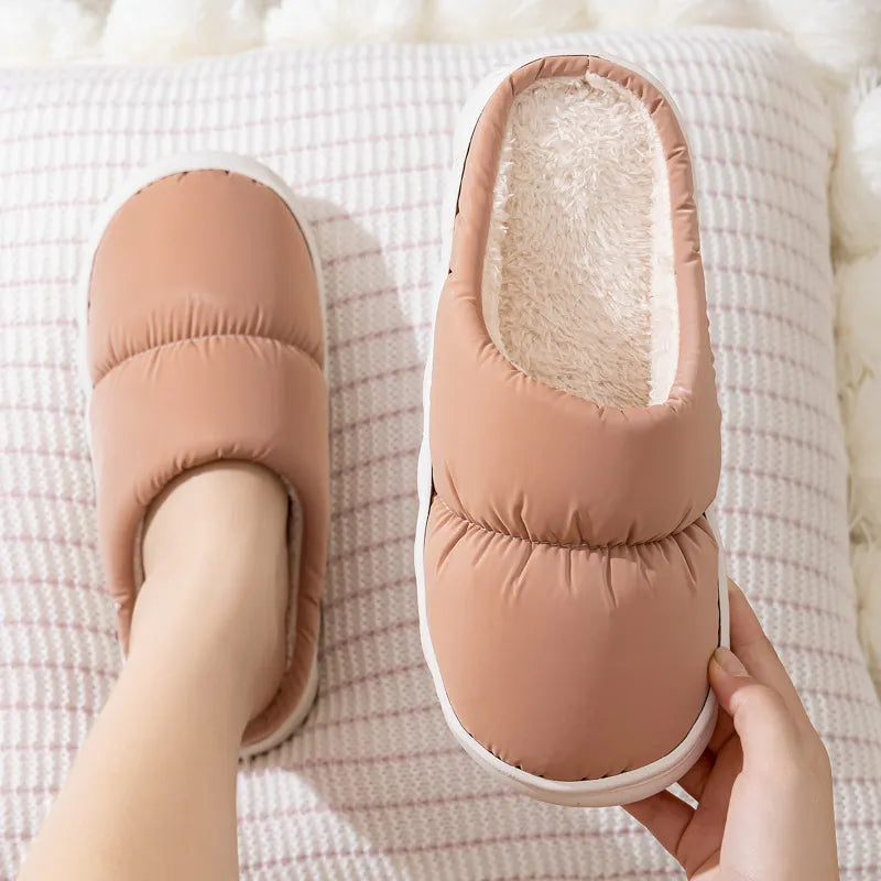 Winter Indoor Soft Cotton Slippers | Unisex Warm Home Comfort