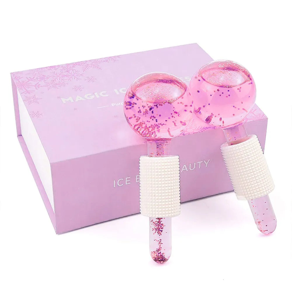 Crystal Energy Beauty Ice Wave Ball – Facial Cold Therapy & Massage Tool