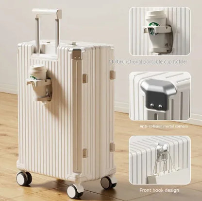 Trolley Luggage Set | Durable Travel Suitcase with Password Lock