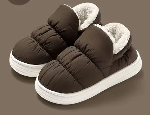 Ankle Wrap Cotton Indoor Slippers | Winter Indoor Wear