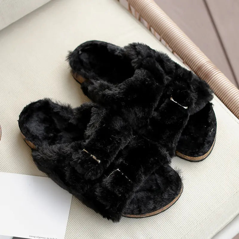 Warm Winter Cotton Slippers for Women | Soft Indoor Comfort