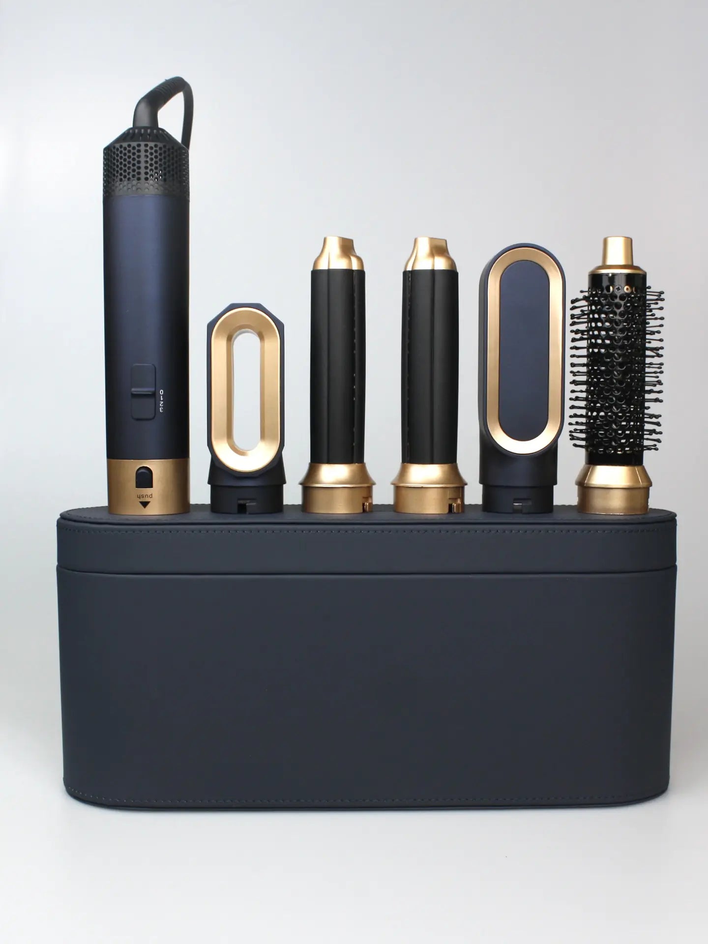 5-in-1 Hair Styling Tool – Automatic Curling Wand, Hair Dryer & Straightener
