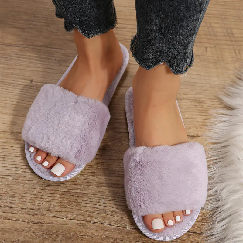 Women’s Plush Winter Slippers | Soft Indoor Wear