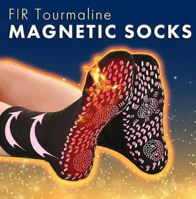Magnetic Self-Heating Wellness Therapy Socks – Modal Cotton Circulation & Foot Relief