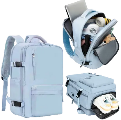 Oversized Travel Backpack with Multi-Compartment Storage