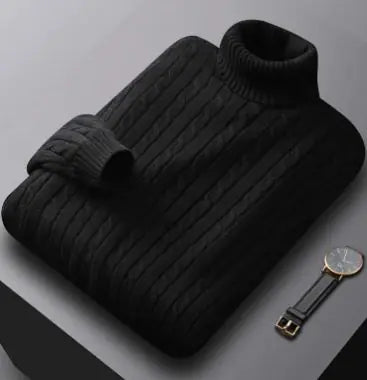 Thermal Thread Turtleneck Sweater | Soft Knit Winter Comfort