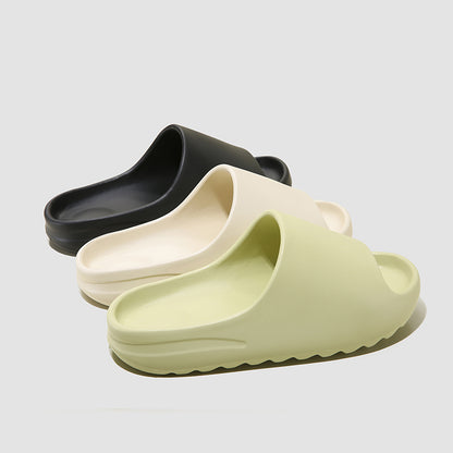 Women’s Thick Sole Minimal Slippers – Lightweight Comfort Slides