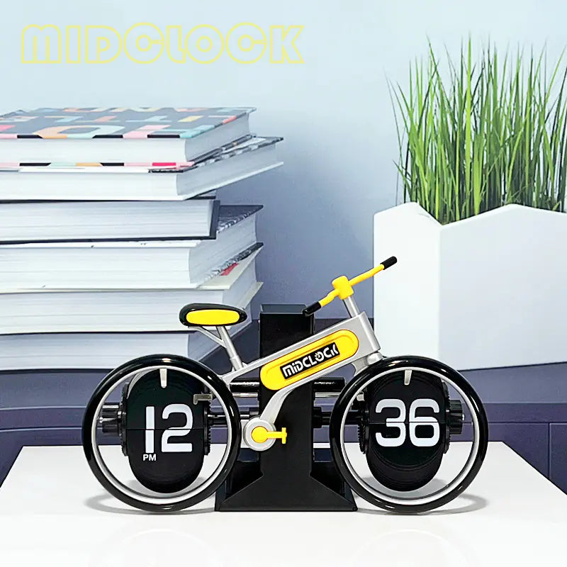 European Style Automatic Flip Clock – Retro Page-Flipping Timepiece for Home & Office