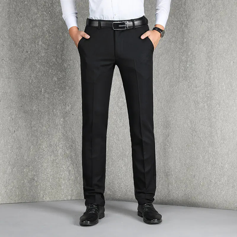 Casual Business Pants for Middle-aged Men – All-Season Cotton Comfort
