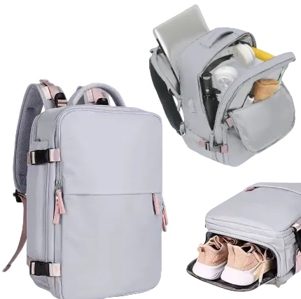 Oversized Travel Backpack with Multi-Compartment Storage