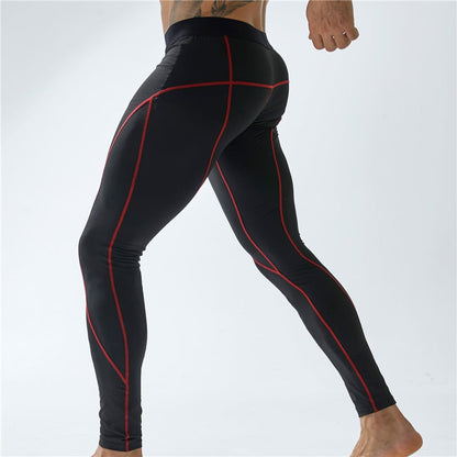 Pantalon de sport moulant et élastique pour hommes