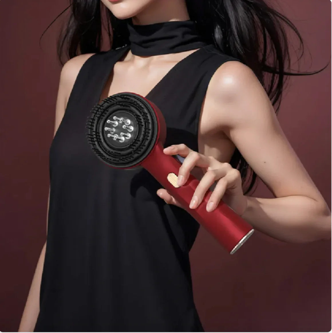 Electric Scalp Massage Comb – Red Light Therapy & Scalp Massager for Hair Care