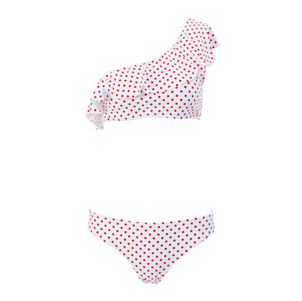 Rüschen-Bikini-Set (zweiteilig)