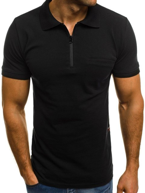 Men’s breathable short sleeve polo shirt