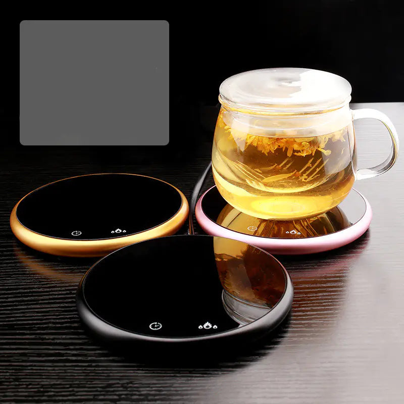 Adjustable Heated Coaster – Retro Style Intelligent Digital Display