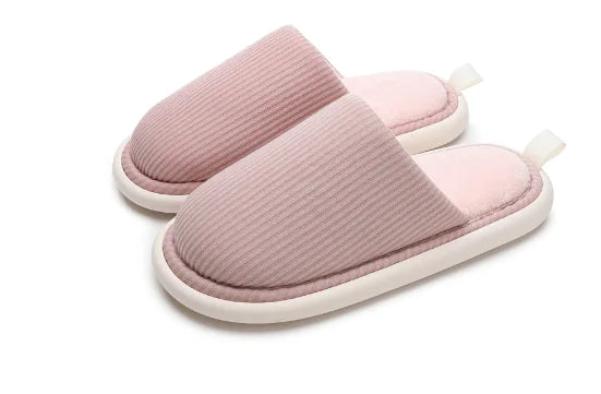 Multicolour Cotton Indoor Slippers | Thick Soft Sole Winter Comfort