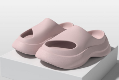 Women’s Thick Sole Home Slippers – Comfortable Slip-On Slides UK