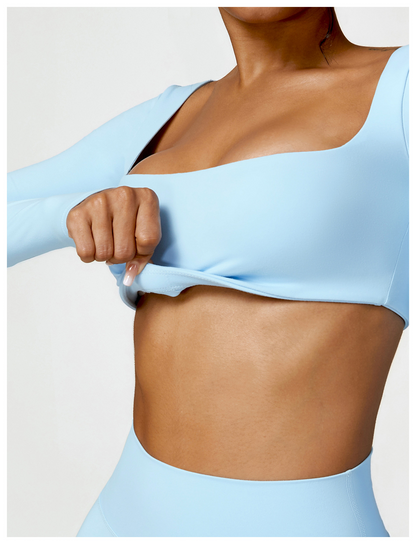 Langärmlige Sportkleidung